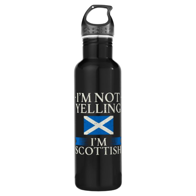 Scotland Scotland Flag Stainless Steel Water Bottle (Front)