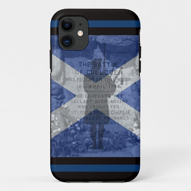 Scotland, Scottish bag pipper pipes culloden Case-Mate iPhone Case (Back)