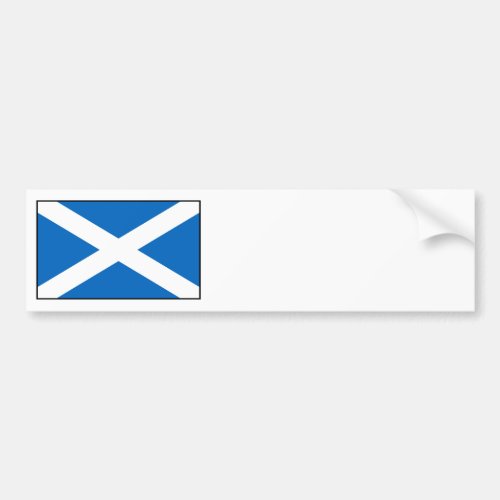 Scotland  Scottish Flag Bumper Sticker