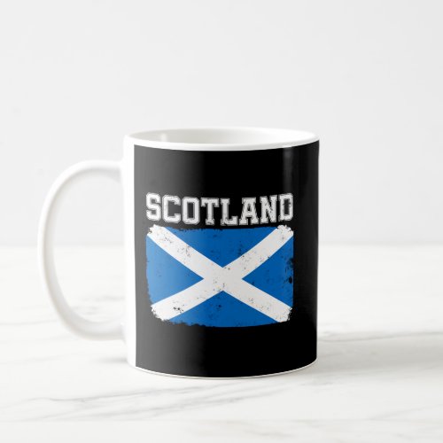 Scotland Scottish Flag _ Distressed _ Coffee Mug