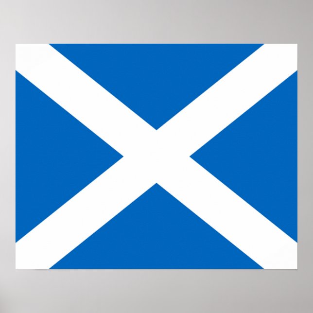 Scotland/Scottish Flag Poster (Front)