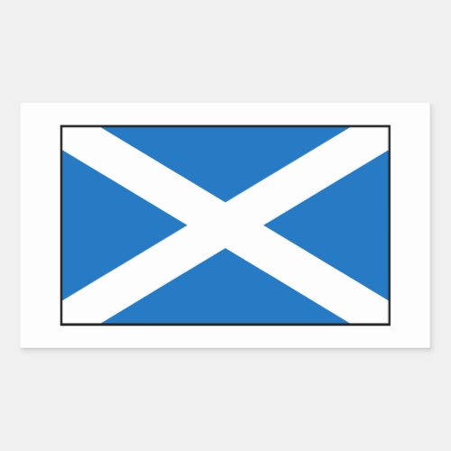 Scotland  Scottish Flag Rectangular Sticker