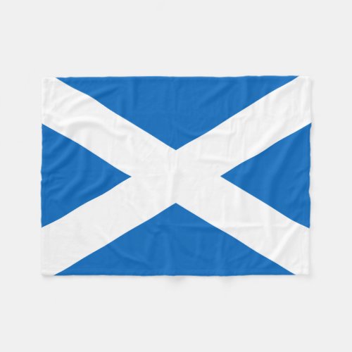 Scotland Scottish Flag St Andrews Cross Fleece Blanket