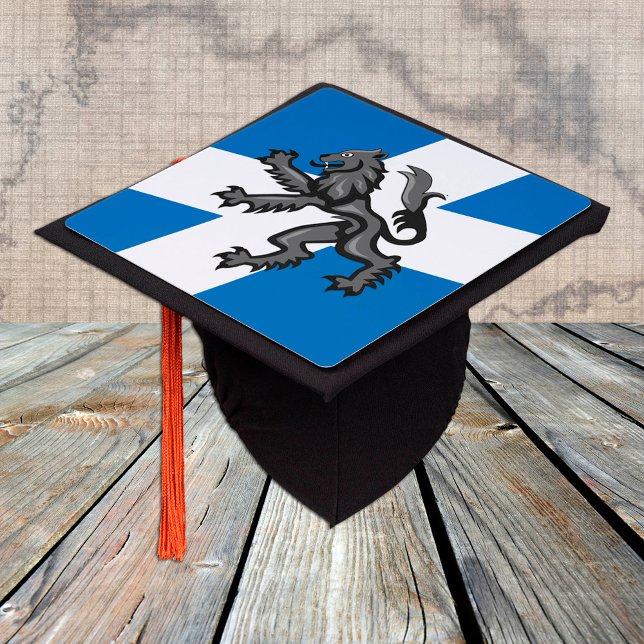 Scotland & Scottish Flag - Students /University Graduation Cap Topper (Creator Uploaded)