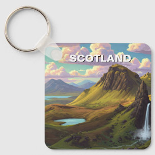 Scotland Scottish Highlands Travel Keychain