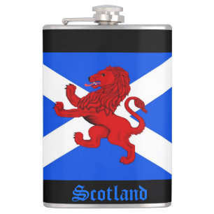 Scotland Scottish Rampant lion, Saint Andrews flag Flask