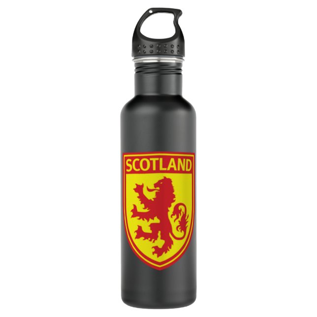Scotland Sheild Stainless Steel Water Bottle (Front)