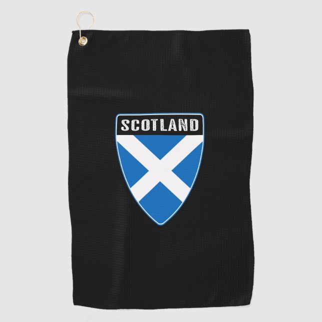Scotland Shield Golf Towel (Front)