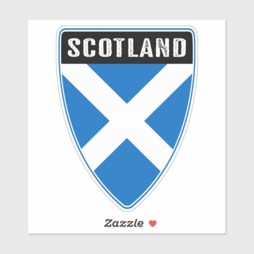 Scotland Shield Sticker