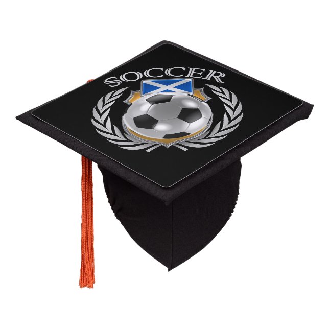 Scotland Soccer 2016 Fan Gear Graduation Cap Topper (Angled)