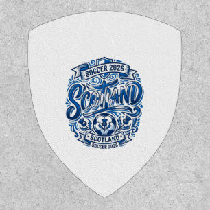Scotland Soccer 2026 Soccer Bold Country Typograph Patch