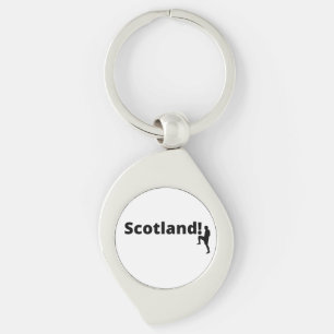 Scotland soccer keychain
