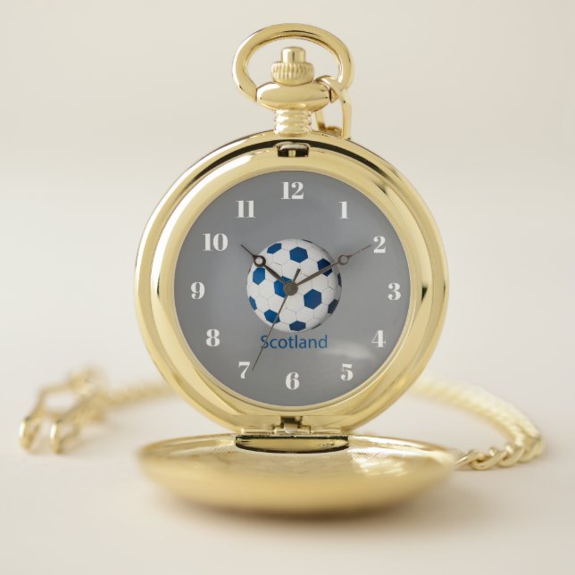 Scotland Soccer Pocket Watch (Inside)