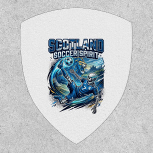 Scotland Soccer Spirit Skeleton Striker Nations Pr Patch