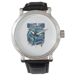 Scotland Soccer Spirit Skeleton Striker Nations Pr Watch