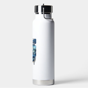Scotland Soccer Spirit Skeleton Striker Nations Pr Water Bottle