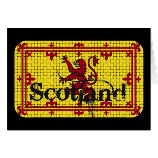 Scotland Standard Flag Cards (Front Horizontal)