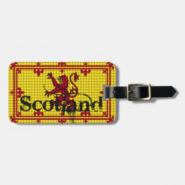 Scotland Standard Flag Luggage Tag (Front Horizontal)