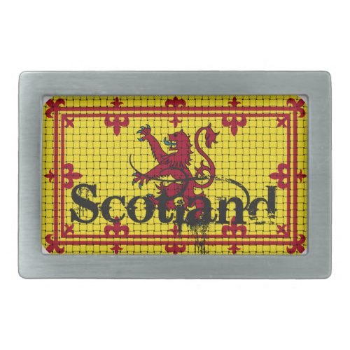 Scotland Standard Flag Rectangular Belt Buckle