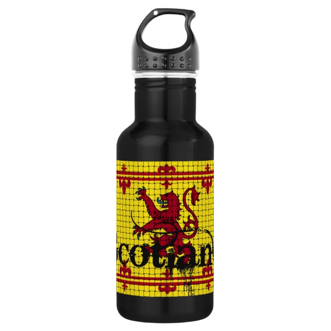 Scotland Standard Flag Stainless Steel Water Bottle (Front)