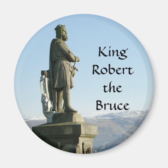 Scotland Stirling King Robert the Bruce Magnet (Front)