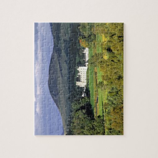 Scotland, Tayside, Blair Castle. In an emerald Jigsaw Puzzle | Zazzle