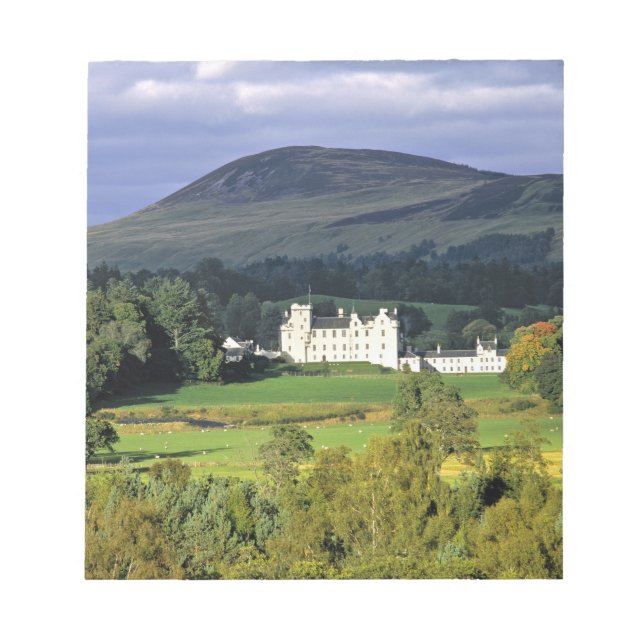 Scotland, Tayside, Blair Castle. In an emerald Notepad (Front)