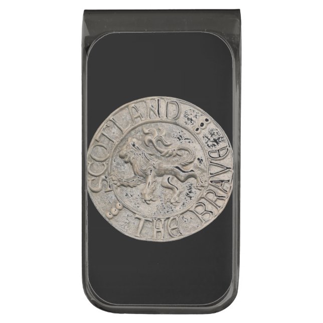 SCOTLAND THE BRAVE MONEY CLIP (Front Vertical)