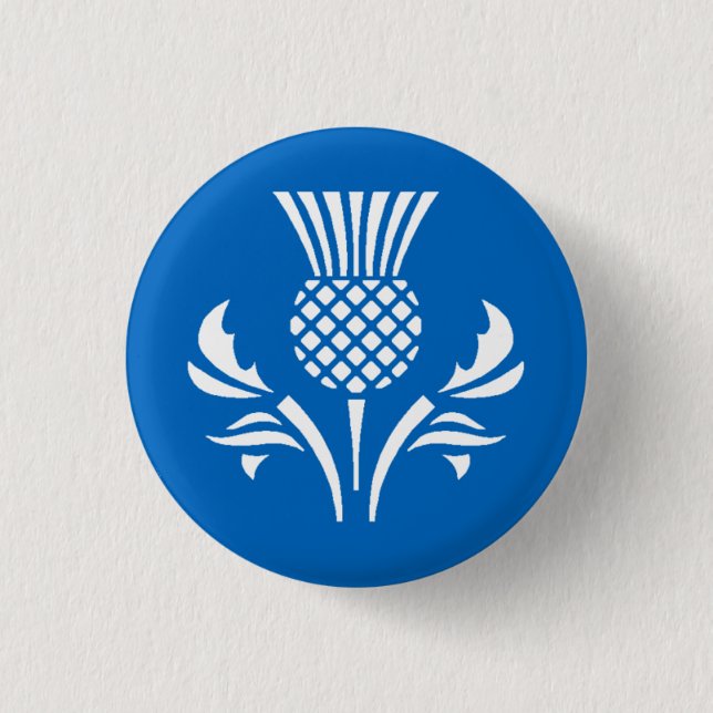 Scotland Thistle Badge Button (Front)