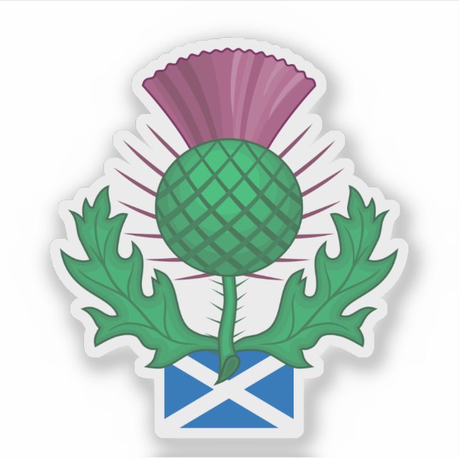 Scotland Thistle Sticker (Front)