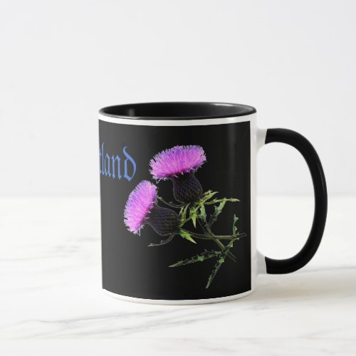 Scotland Thistle the national flower of Mug