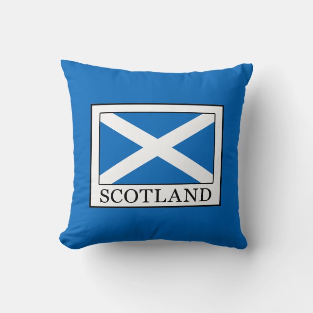 Scotland Throw Pillow (Front)