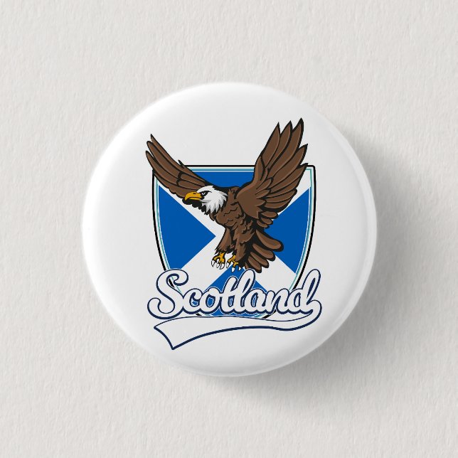 Scotland travel logo button (Front)