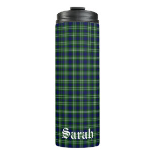 Scotland Tweedside District Tartan Personalized Thermal Tumbler