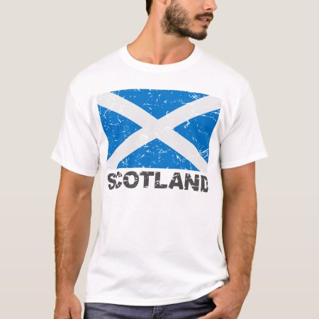 Scotland Vintage Flag T-shirt