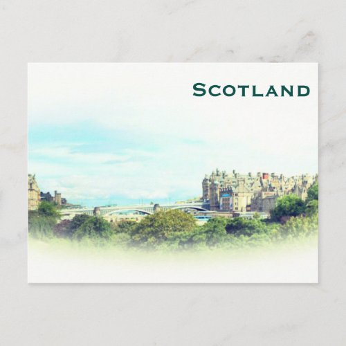 Scotland Vintage Tourism Travel Add Postcard