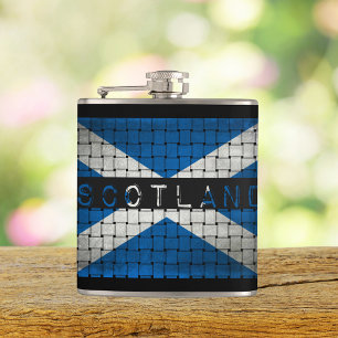 Scotland Woven Flag Flask