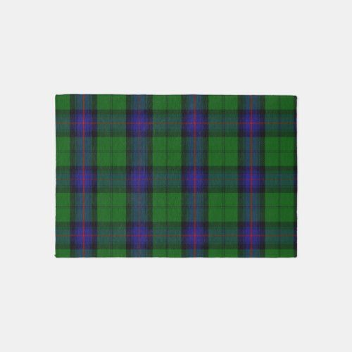 Scotlands Armstrong Clan Blue  Green Tartan Rug