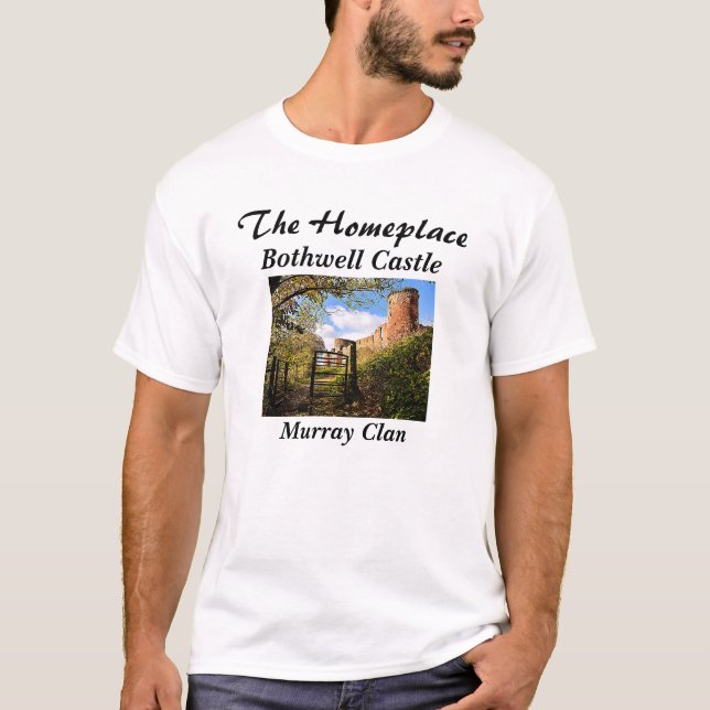 Scotland's Bothwell Castle, Murray Clan T-Shirt (Front)