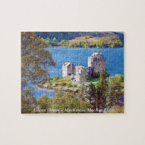 Scotlands Eilean Donan  MacKenzieMacRae Clans Jigsaw Puzzle