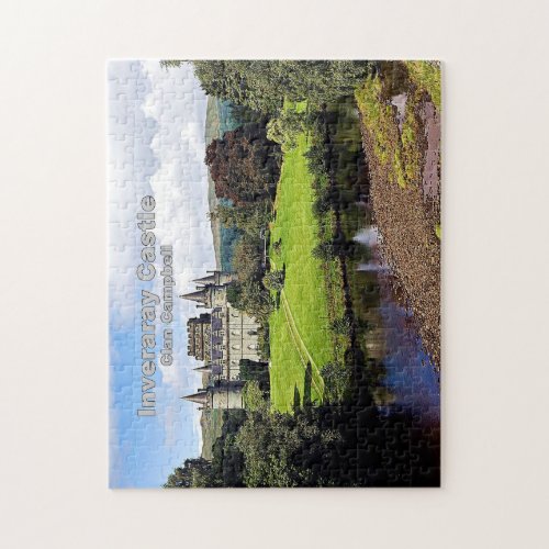 Scotlands Inveraray Castle Of Campbell Clan Jigsaw Puzzle