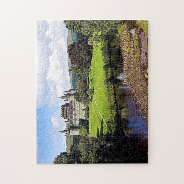 Scotland's Inveraray Castle Of Campbell Clan Jigsaw Puzzle (Vertical)
