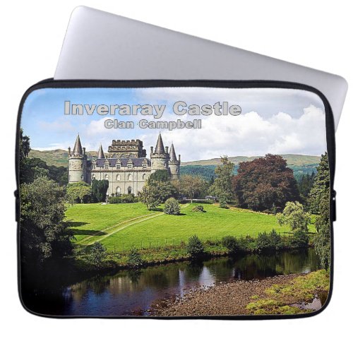 Scotlands Inveraray Castle Of Campbell Clan Laptop Sleeve