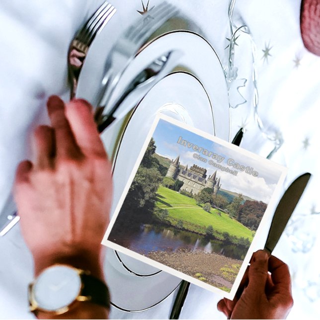Scotland's Inveraray Castle Of Campbell Clan Paper Dinner Napkins (Creator Uploaded)
