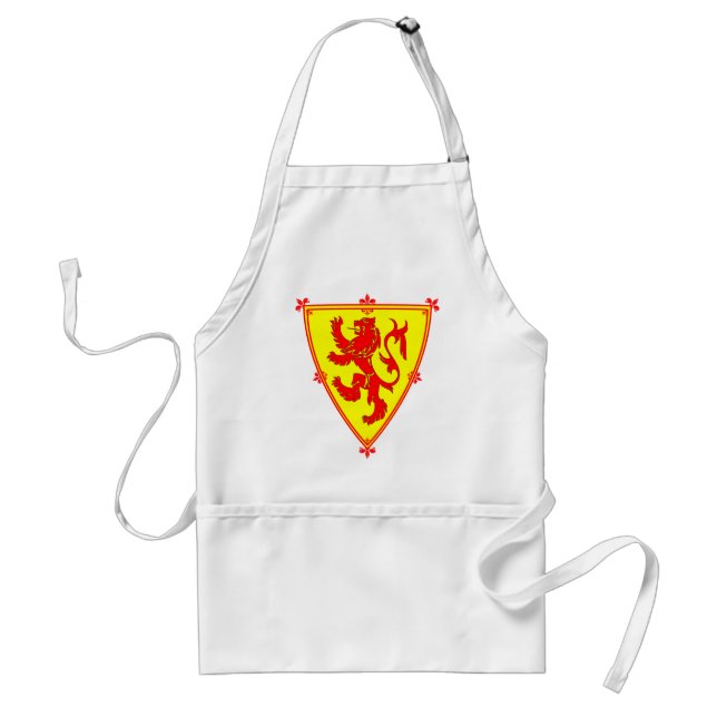 Scotland's Lion Rampant Adult Apron (Front)