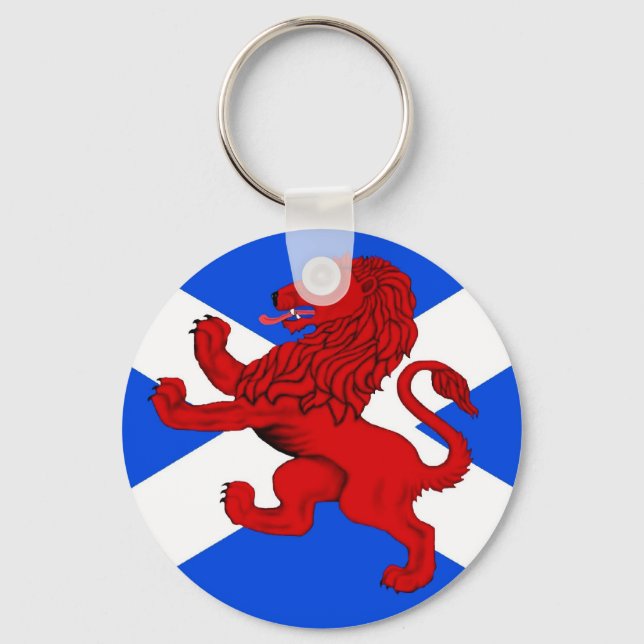 Scotland's Rampant lion Keychain (Front)