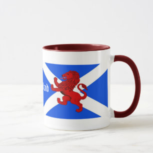 Scotland's Rampant lion, St. Andrews flag Mug