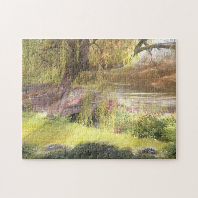 Scotland's Summer-Autumn Bridge Jigsaw Puzzle (Horizontal)