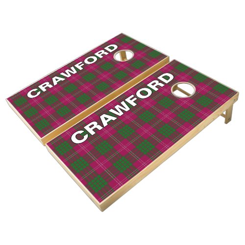 Scots Games Clan Crawford Tartan Plaid
