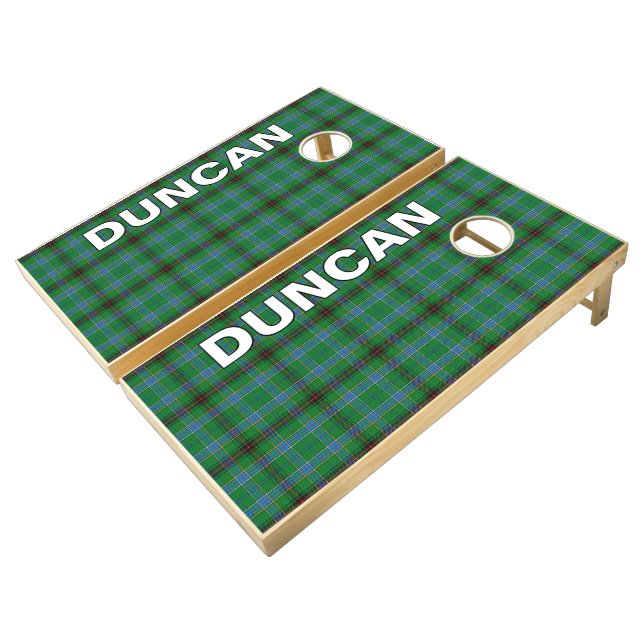 Scots Games Clan Duncan Tartan Plaid (Angled)
